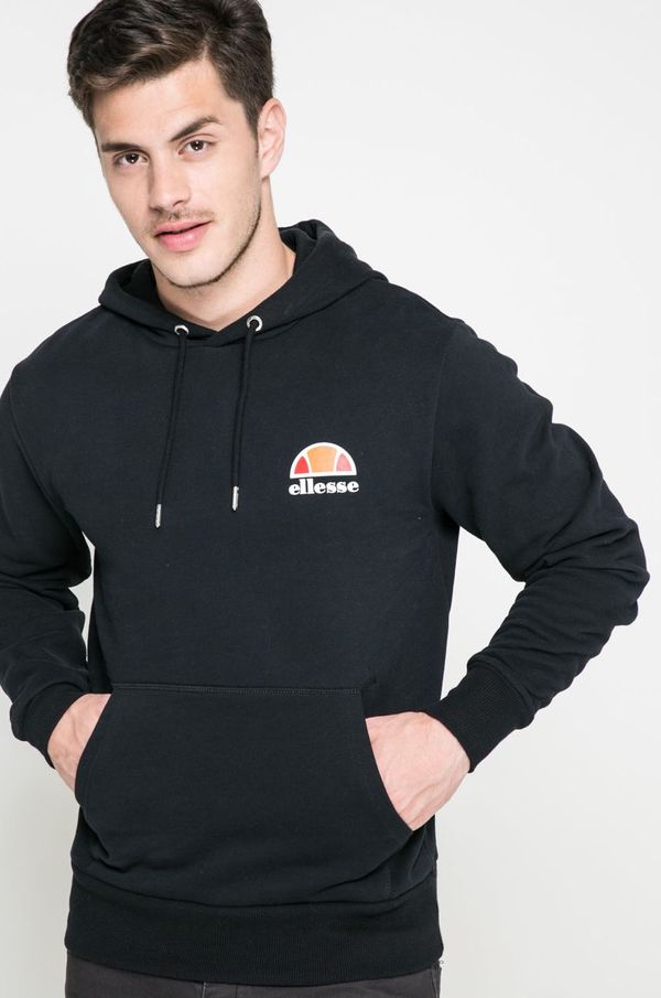 Ellesse Pulover Ellesse moška, črna barva, s kapuco