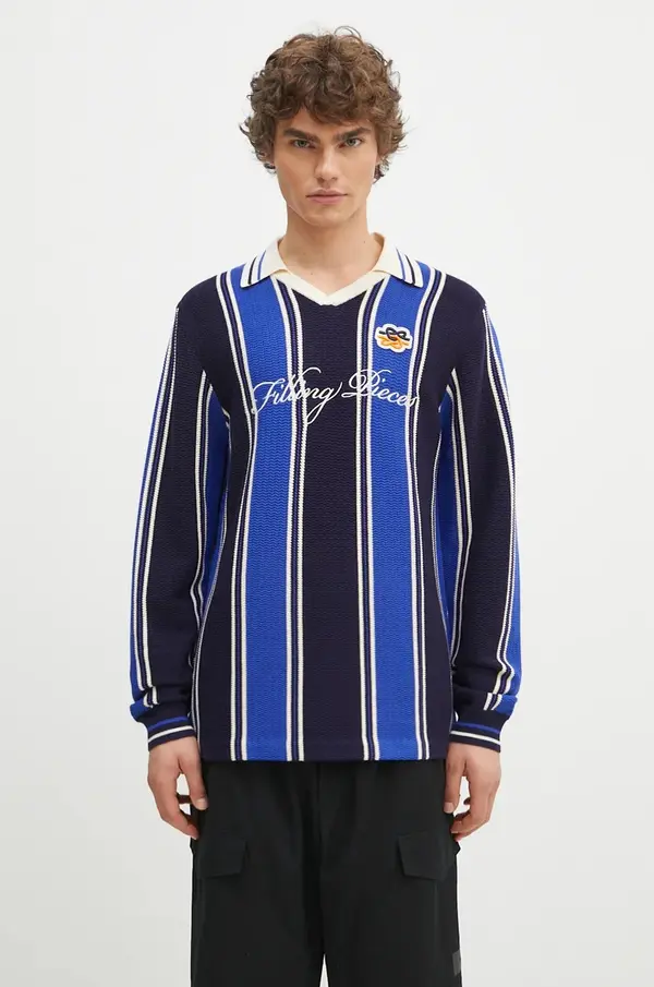 Filling Pieces Pulover Filling Pieces Knit Football Jersey
