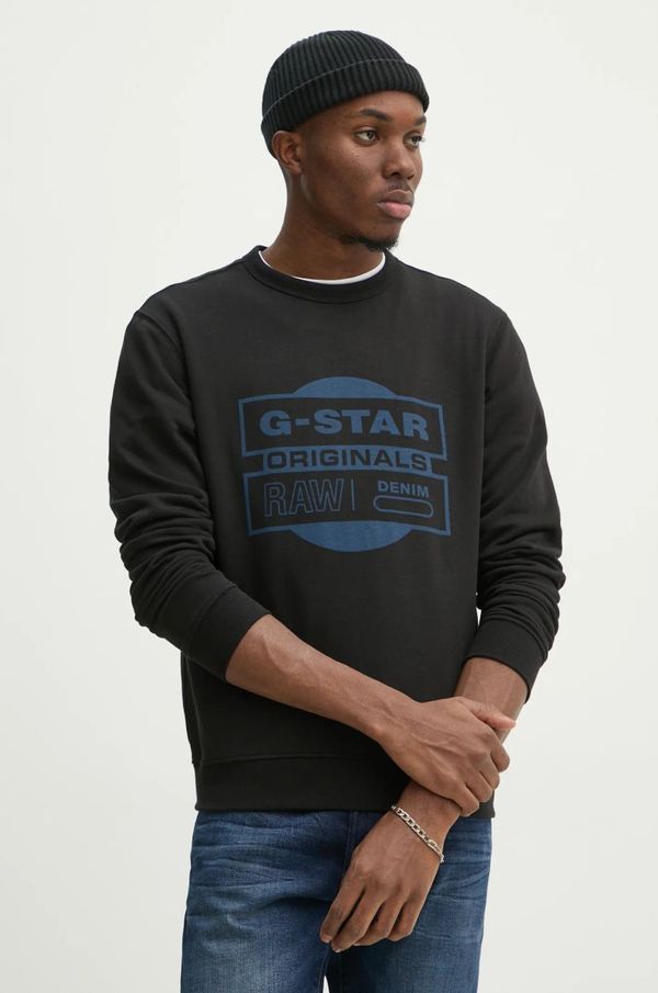 G-Star Raw Pulover G-Star Raw moški, črna barva, D25441-D797