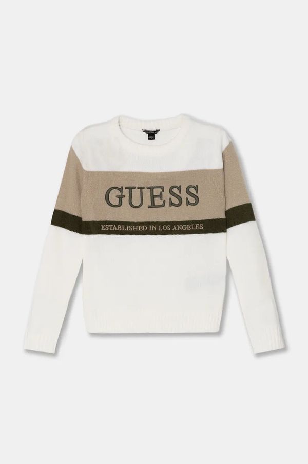 Guess Pulover Guess bela barva, L4BR02 Z32N0