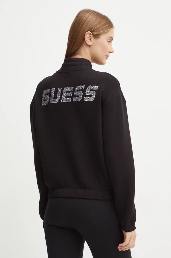 Guess Pulover Guess CECILIA ženski, črna barva, V4BQ14 K7UW2