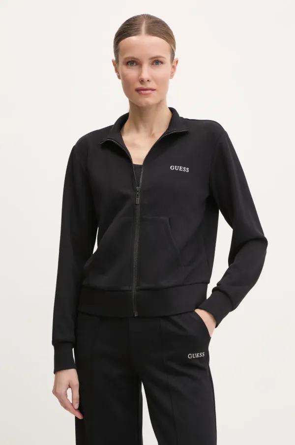 Guess Pulover Guess GELSEY ženski, črna barva, V5RQ17 KCOB2