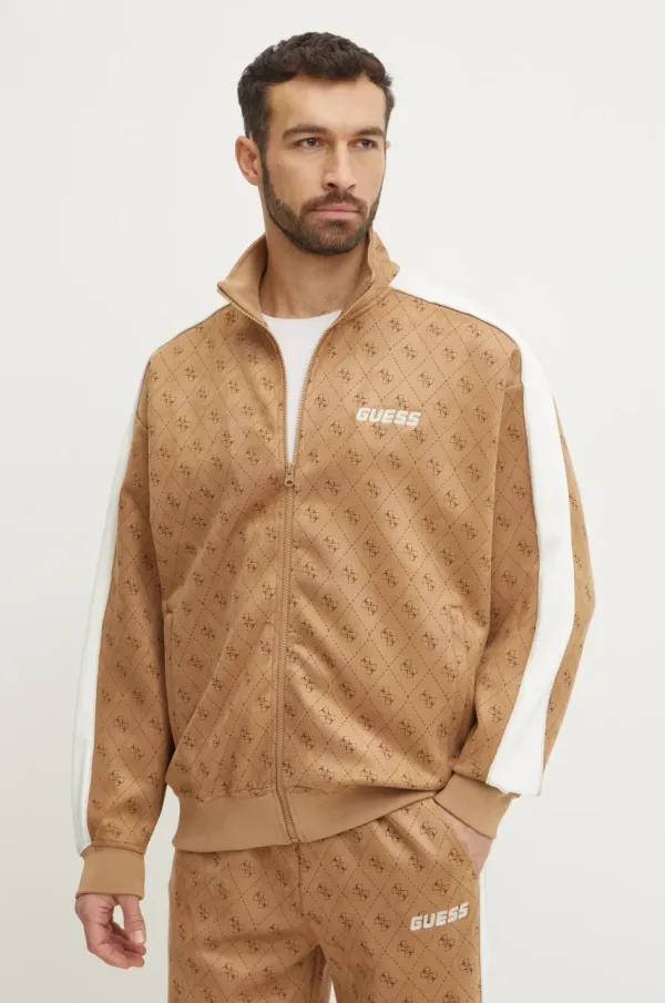 Guess Pulover Guess MOJO moški, bež barva, Z5RQ21 KCJY2