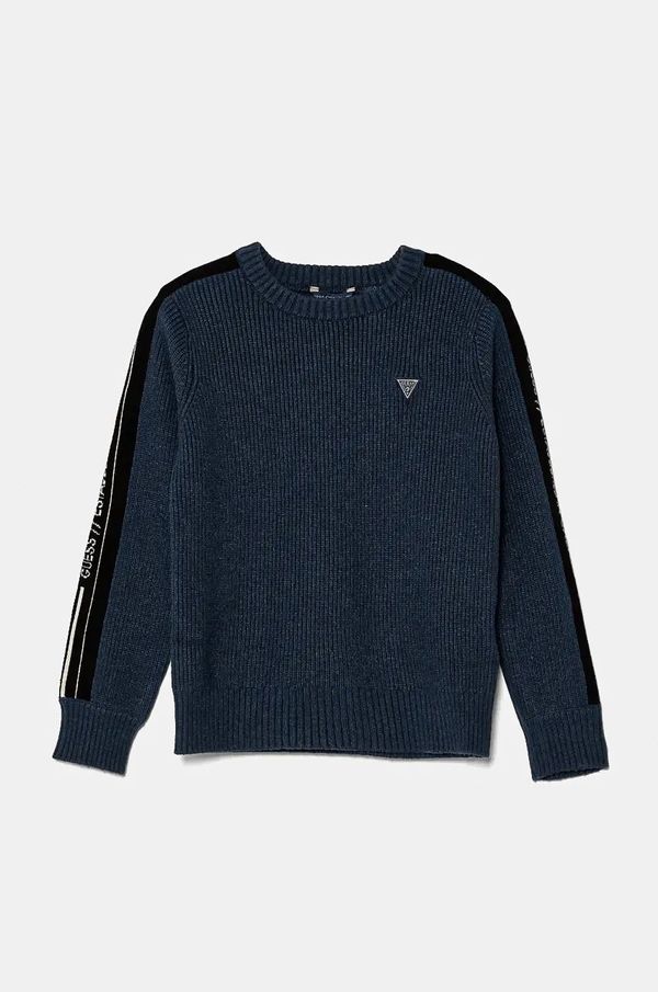 Guess Pulover Guess mornarsko modra barva, L4BR10 Z3FU0