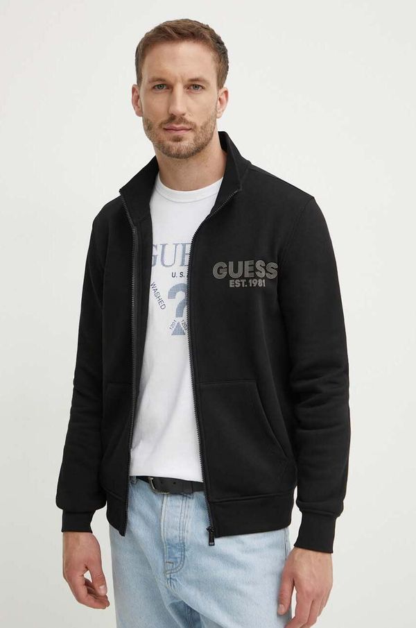 Guess Pulover Guess moški, črna barva, M4YQ80 K9Z21