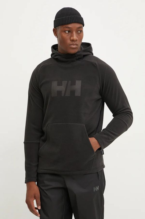 Helly Hansen Pulover Helly Hansen moška, zelena barva, s kapuco