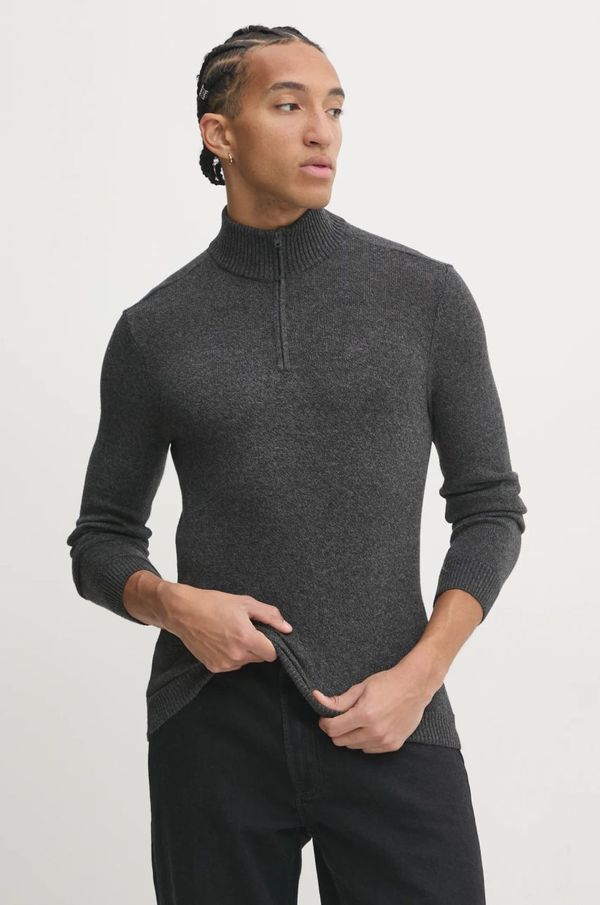 Hollister Co. Pulover Hollister Co. moški, siva barva, KI320-4071