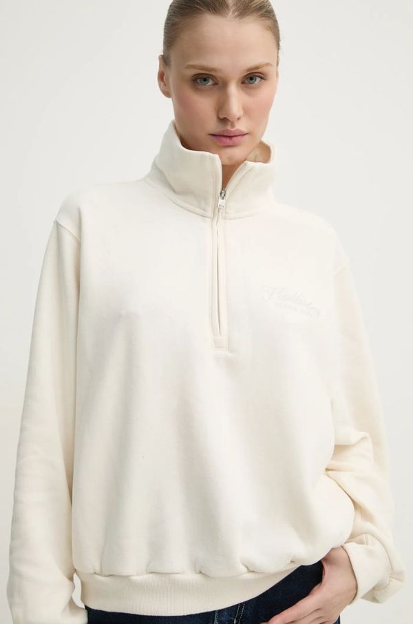 Hollister Co. Pulover Hollister Co. ženski, bež barva, KI352-4201