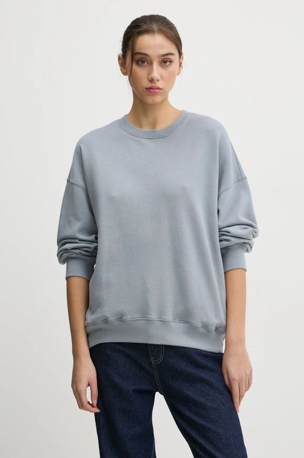 Hollister Co. Pulover Hollister Co. ženski, siva barva, s kapuco, KI352-4218