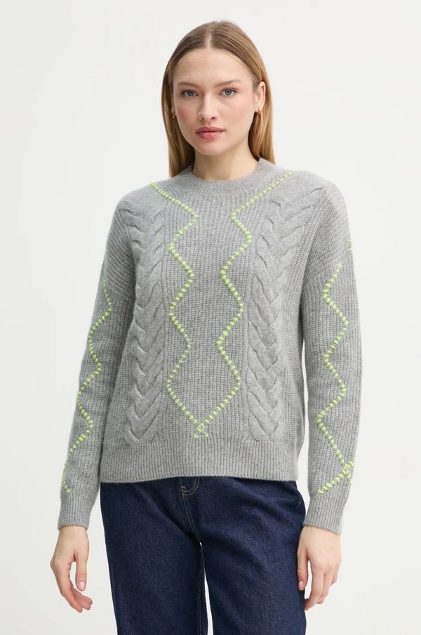 From Future Pulover iz kašmirja FROM FUTURE siva barva, WPR02176