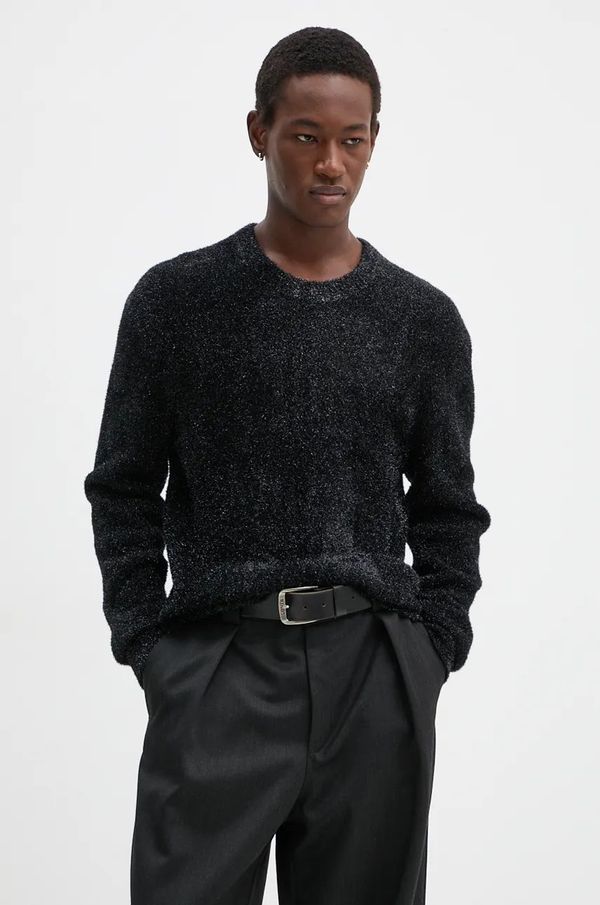 The Kooples Pulover iz kašmirja The Kooples črna barva, HPUL29023K