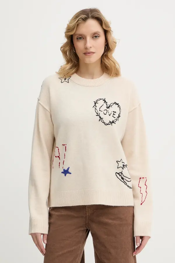 Zadig&Voltaire Pulover iz kašmirja ZADIG&VOLTAIRE