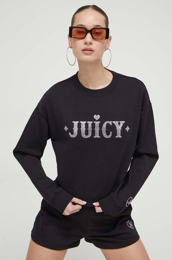 Juicy Couture Pulover Juicy Couture ženska, črna barva