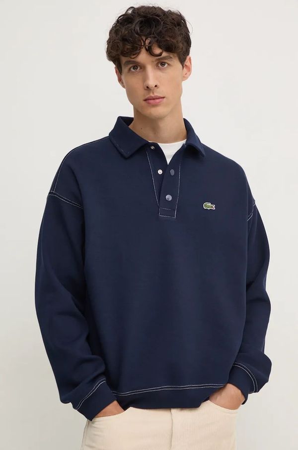 Lacoste Pulover Lacoste moški, mornarsko modra barva, SH2821