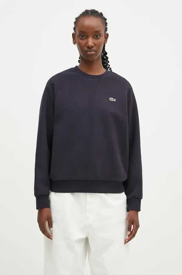 Lacoste Pulover Lacoste ženski, mornarsko modra barva, SF8347