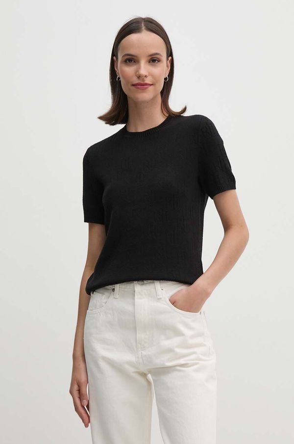 Lauren Ralph Lauren Pulover Lauren Ralph Lauren ženski, črna barva