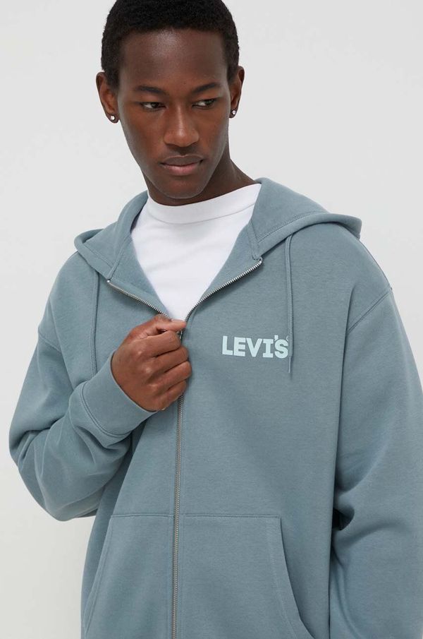 Levi's Pulover Levi's moška, s kapuco