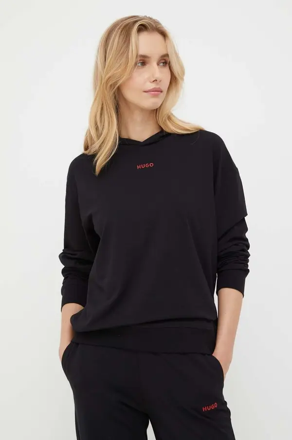 HUGO Pulover lounge HUGO SHUFFLE_HOODIE
