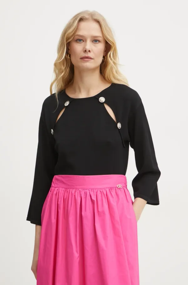 Marciano Guess Pulover Marciano Guess CHIARA ženski, črna barva, 4YGR15 5817Z