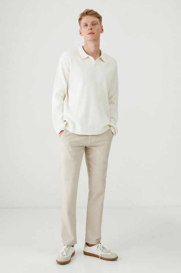 Medicine Pulover Medicine moški, bež barva