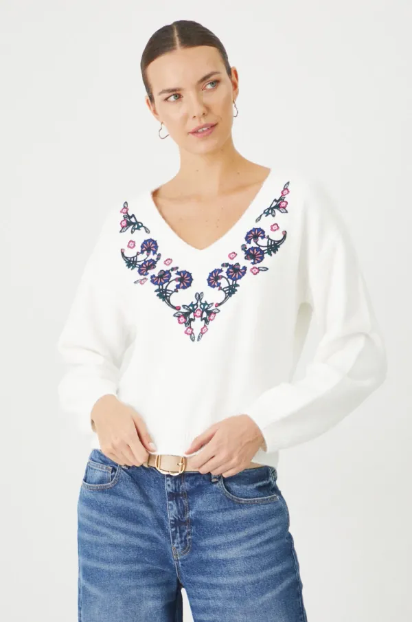 Medicine Pulover Medicine ženski, bež barva