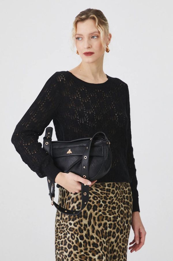 Medicine Pulover Medicine ženski, črna barva