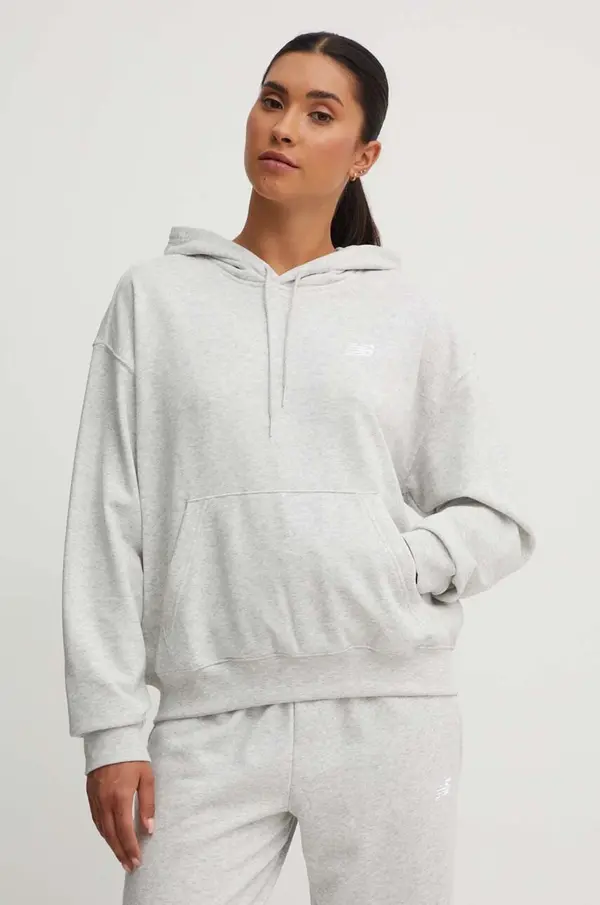 New Balance Pulover New Balance French Terry Small Logo Hoodie