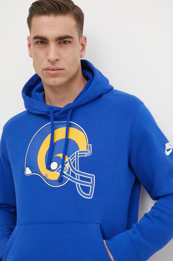 Nike Pulover Nike Los Angeles Rams moški, s kapuco, NKDK-4DA-9TV-13L