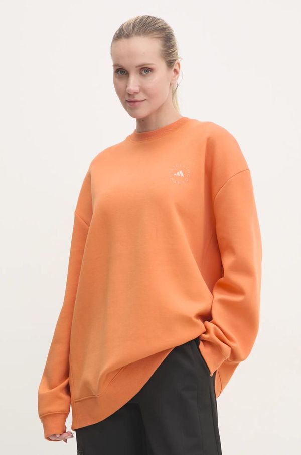 adidas by Stella McCartney Pulover od trenirke adidas by Stella McCartney oranžna barva, IW9853