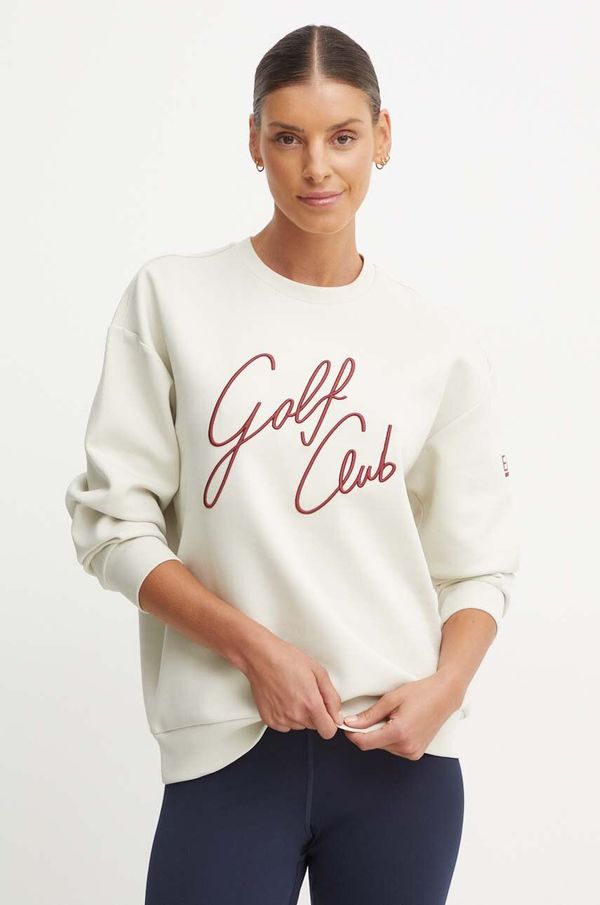 EA7 Emporio Armani Pulover od trenirke EA7 Emporio Armani bež barva, TJUEZ.6DTM40