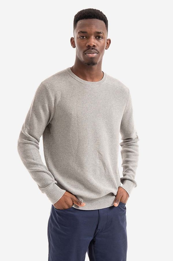 Polo Ralph Lauren Pulover Polo Ralph Lauren Coolmax Longsleeve Crewneck moški, siva barva