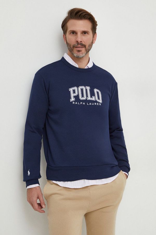 Polo Ralph Lauren Pulover Polo Ralph Lauren moška, mornarsko modra barva