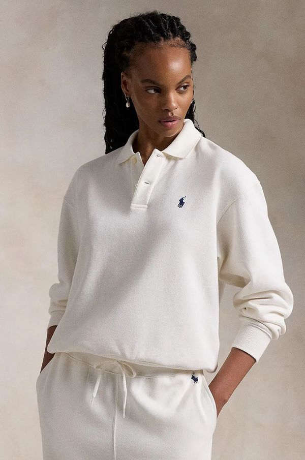 Polo Ralph Lauren Pulover Polo Ralph Lauren ženski, bela barva, 211947966