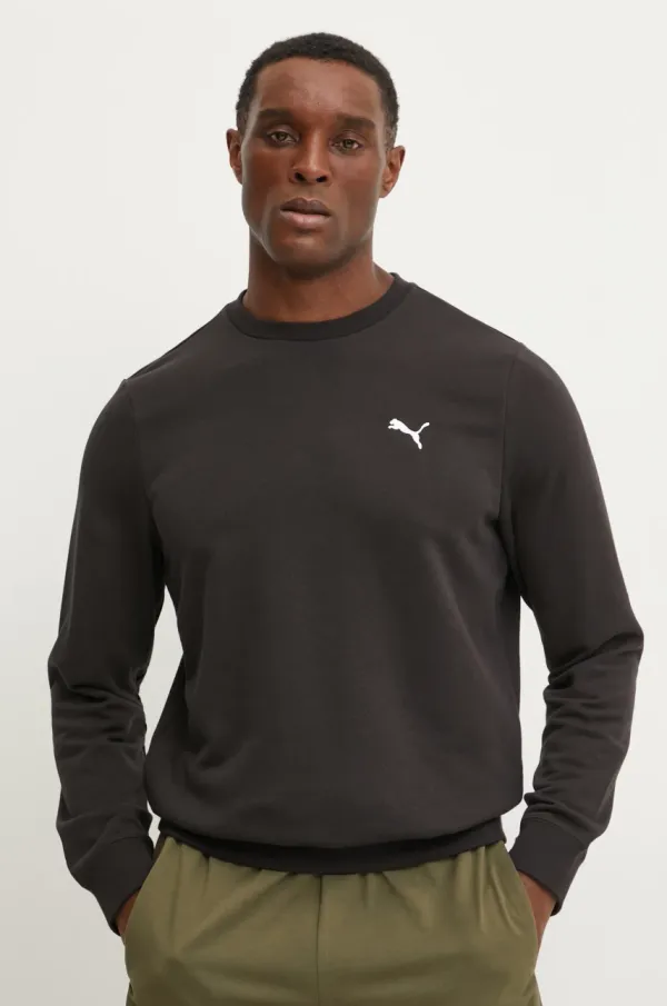 Puma Pulover Puma moški, črna barva, 682568