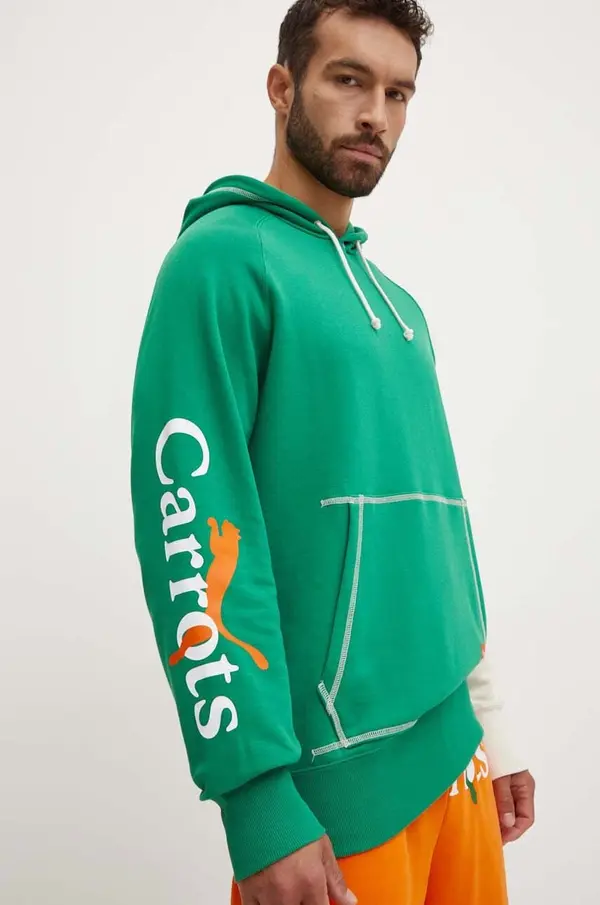Puma Pulover Puma PUMA X CARROTS Graphic Hoodie TR