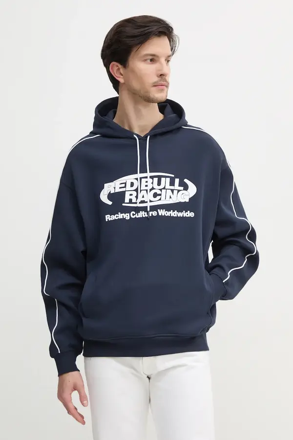 Red Bull Racing x Pepe Jeans Pulover Red Bull Racing x Pepe Jeans LOGO PIPING HOODY