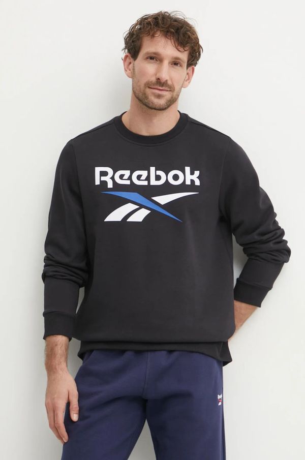 Reebok Pulover Reebok moški, črna barva, 100206935