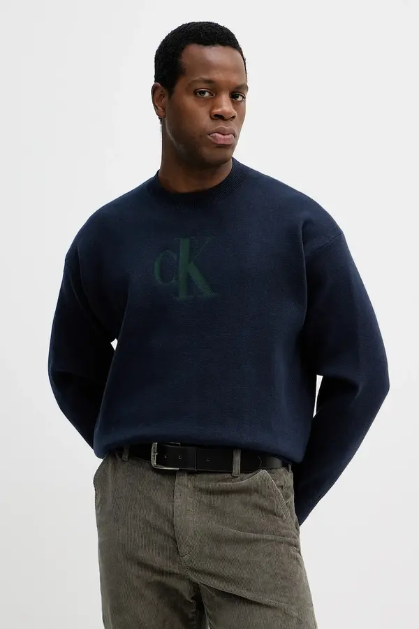 Calvin Klein Jeans Pulover s primesjo kašmirja Calvin Klein Jeans