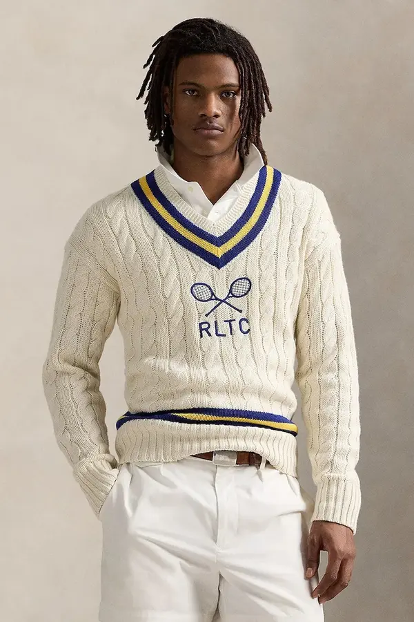 Polo Ralph Lauren Pulover s primesjo kašmirja Polo Ralph Lauren Long Sleeve Pullover