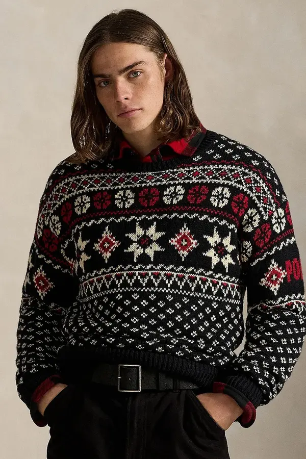 Polo Ralph Lauren Pulover s primesjo kašmirja Polo Ralph Lauren