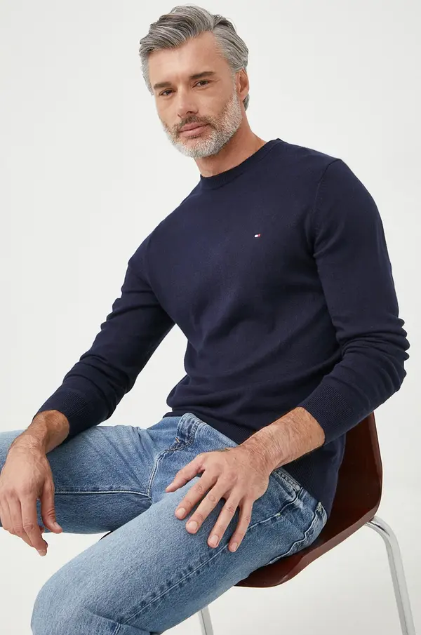 Tommy Hilfiger Pulover s primesjo kašmirja Tommy Hilfiger