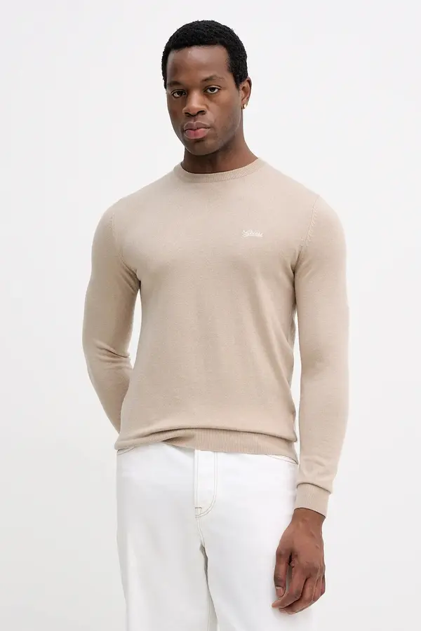 Guess Pulover s primesjo svile Guess DANIEL