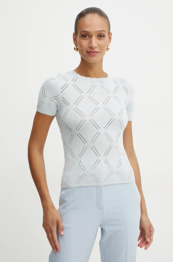 Marciano Guess Pulover s primesjo svile Marciano Guess ANNA siva barva, 5RGR21 5857Z