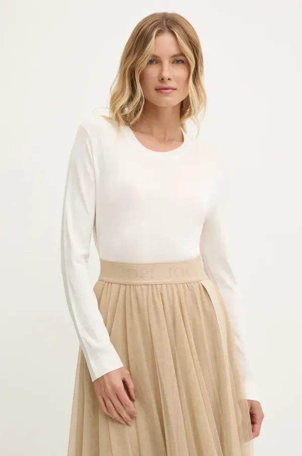 United Colors of Benetton Pulover s primesjo svile United Colors of Benetton bež barva, 1ZRED10BL