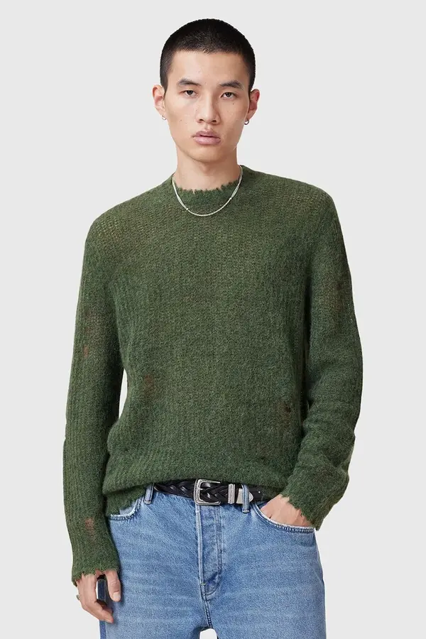 AllSaints Pulover s primesjo volne AllSaints BLEAKER