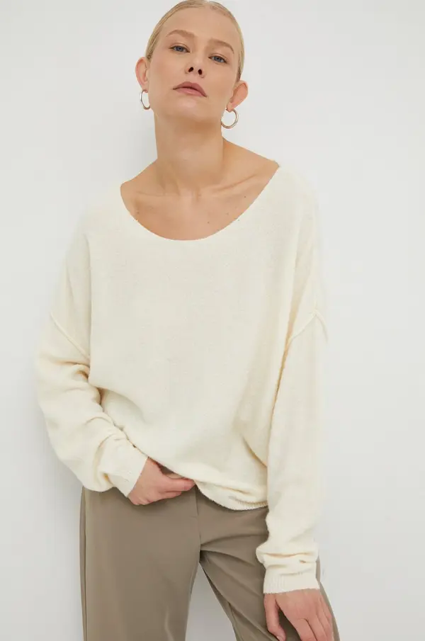 American Vintage Pulover s primesjo volne American Vintage PULL ML COL BATEAU