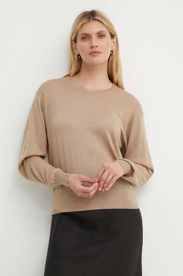 By Malene Birger Pulover s primesjo volne By Malene Birger MANTEA ženski, bež barva, Q72434002