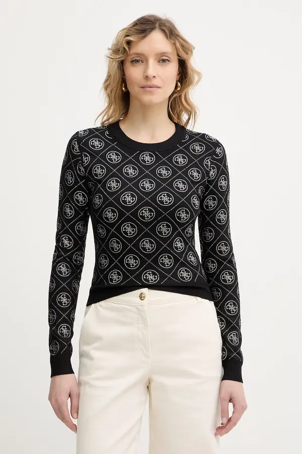 Guess Pulover s primesjo volne Guess 4G