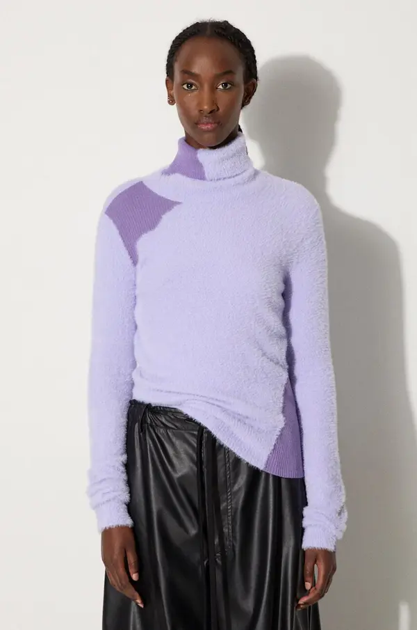 MM6 Maison Margiela Pulover s primesjo volne MM6 Maison Margiela