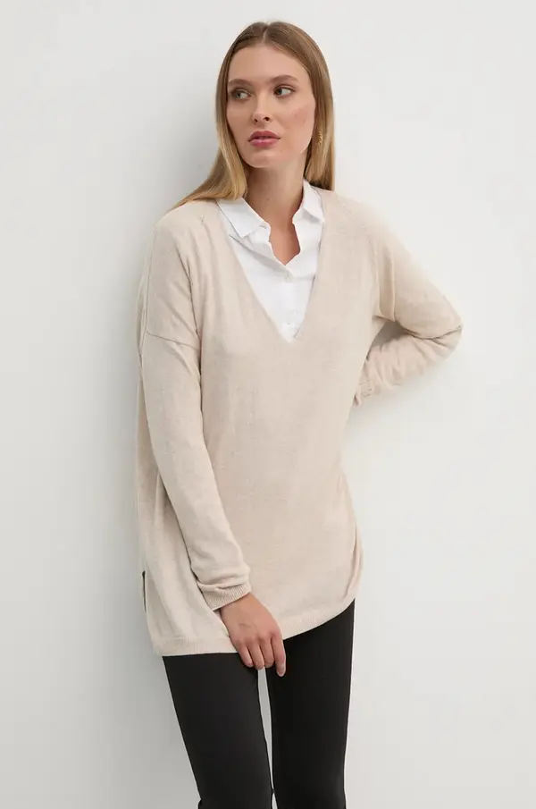 Pepe Jeans Pulover s primesjo volne Pepe Jeans ISELA V-NECK